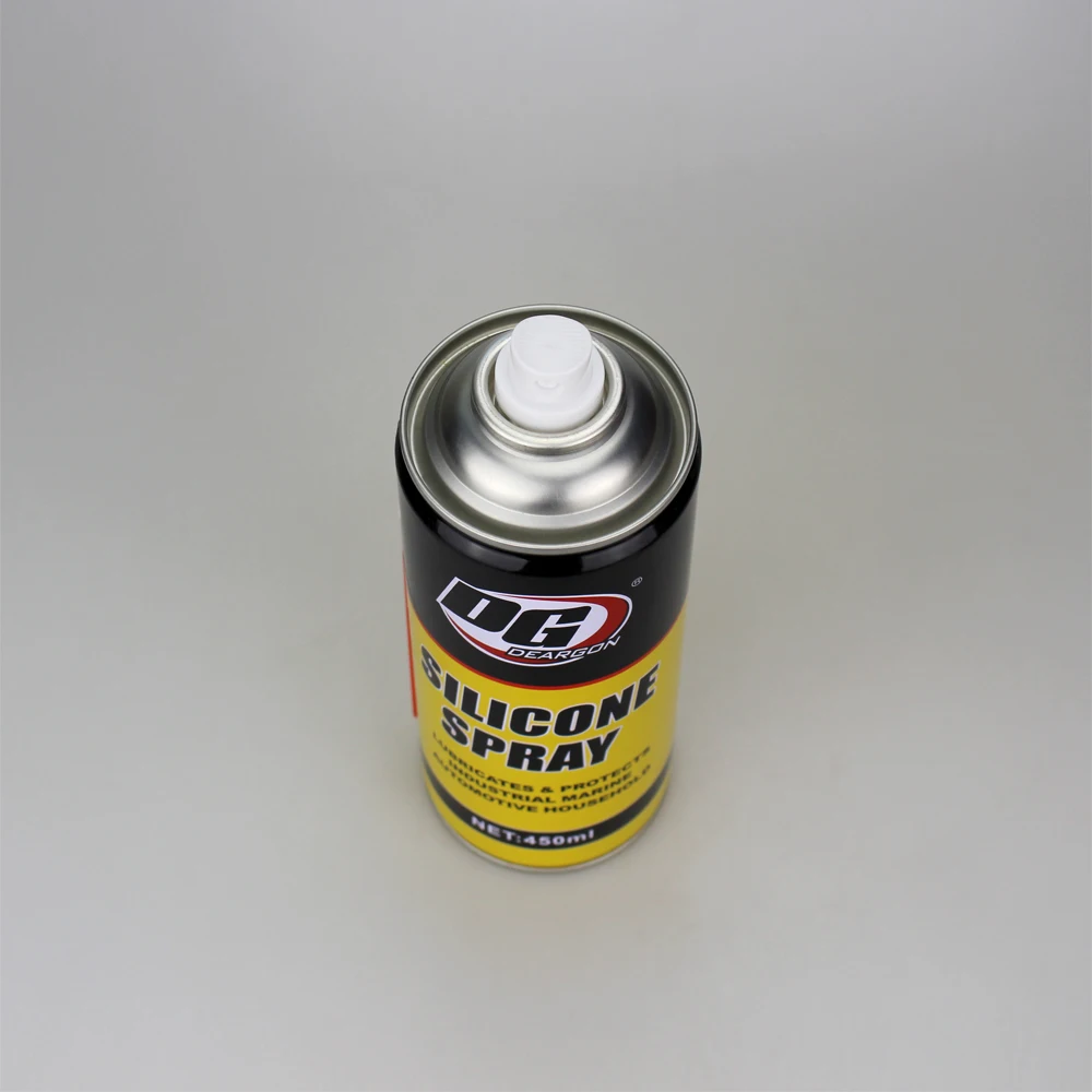 Wood Metal Plastic Rubber Surface Care Aerosol Product Lubricant Type Silicone Spray