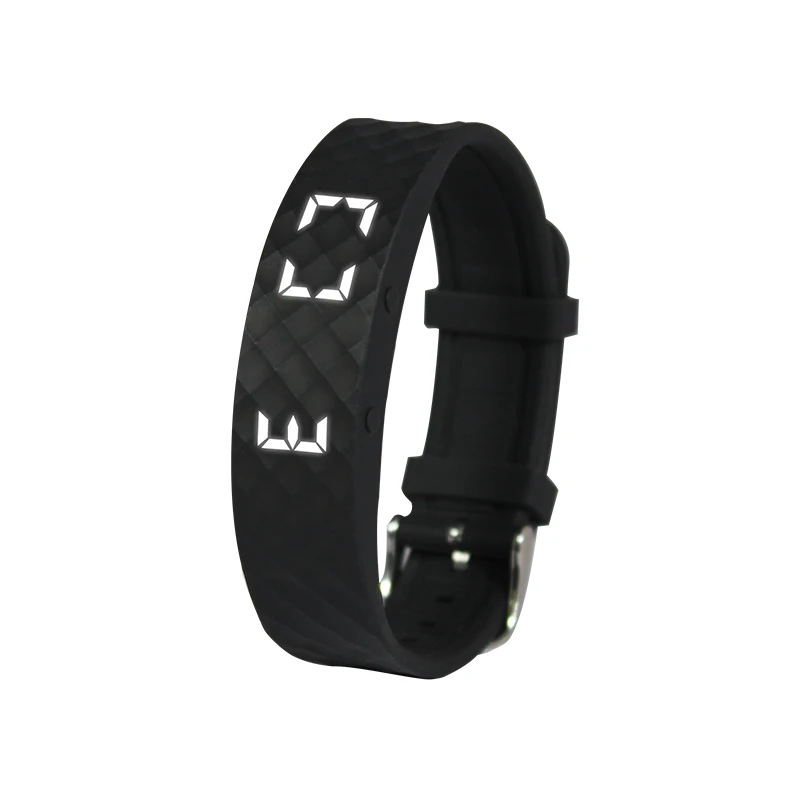 
 Смарт RFID/NFC силиконовый резиновый браслет цифровые спортивные светодиодные часы с шагомером по низкой цене  