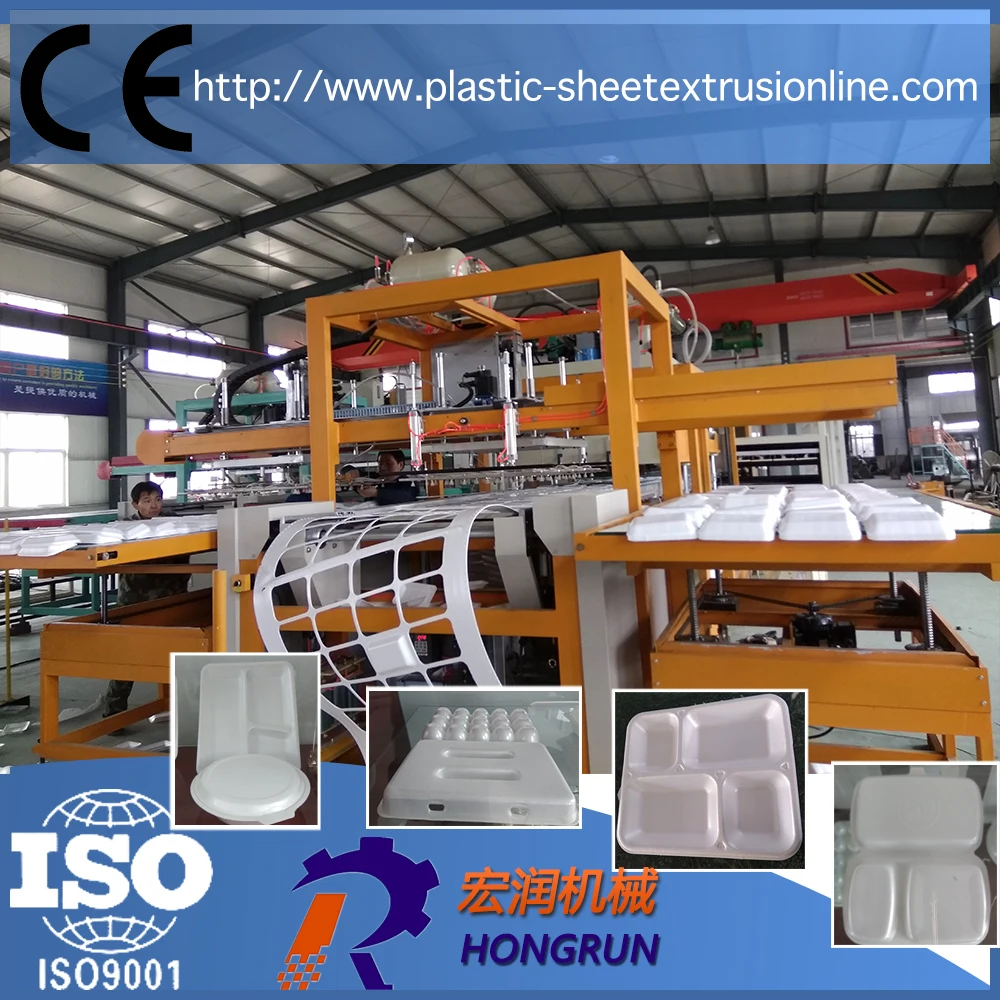 PS Foam Food Container Making Machine Vacuum Forming Machine Disposable Plate Making Machine