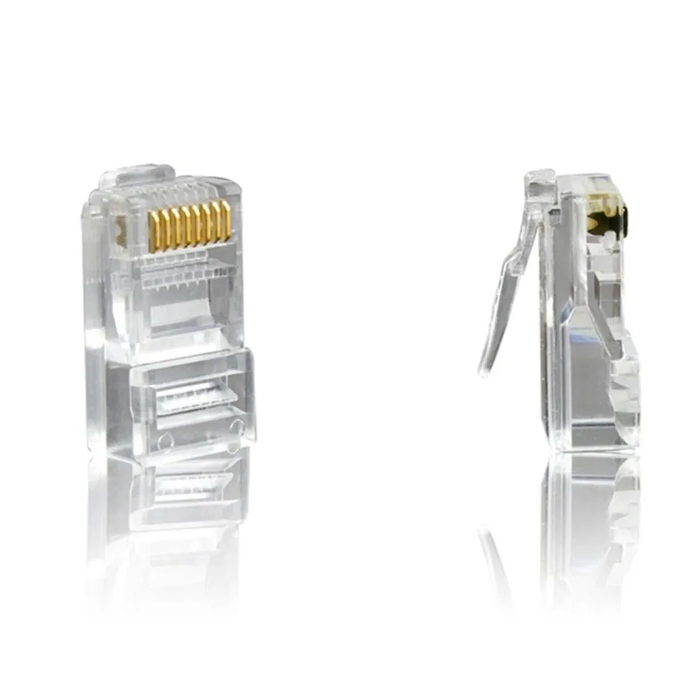 Rj45 Jack Cat5e Cat6 Modular Plug Network Connector For Cat5 Cat5e Cat6