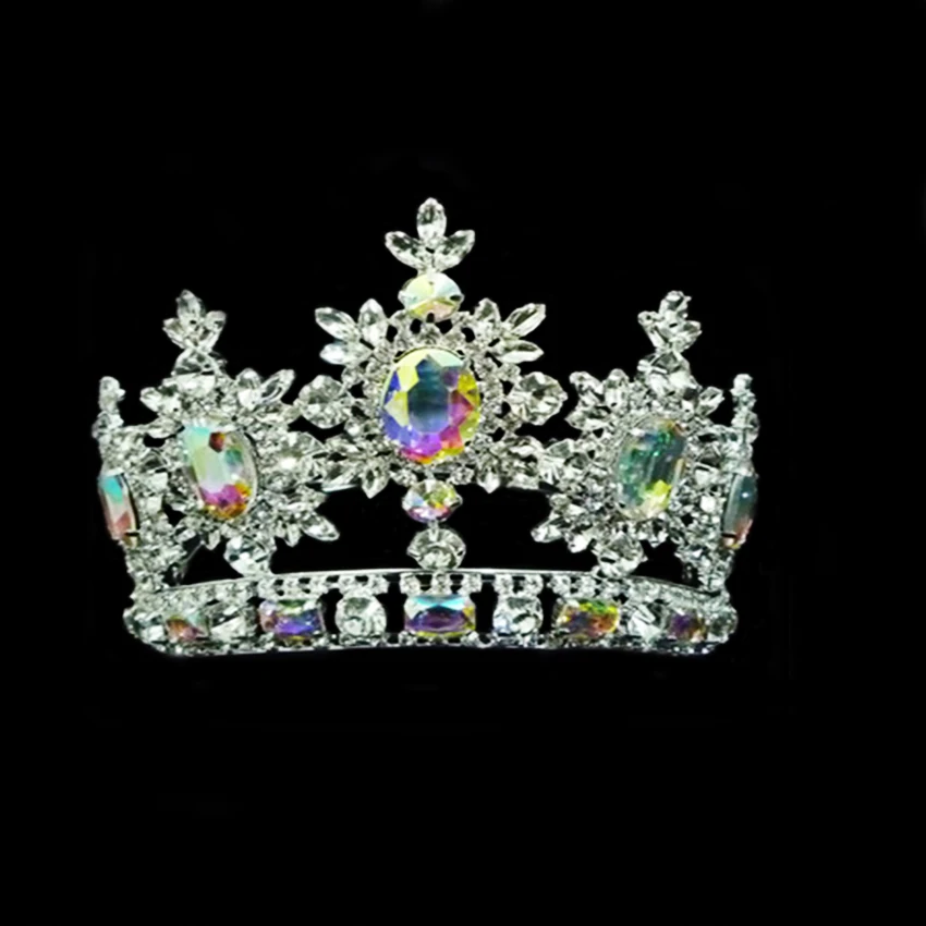 Large Wedding Pageant Gold Tiara Crown With Earring Matching Crystal Bridal Pageant Crown And Tiaras For Women Buy Tiara Crown Rhinestone Crystal Beauty Pageant Crowns Tiaras Ab Crystal Pageant Crown Product On