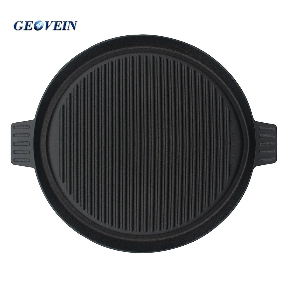 large cast iron griddle plate