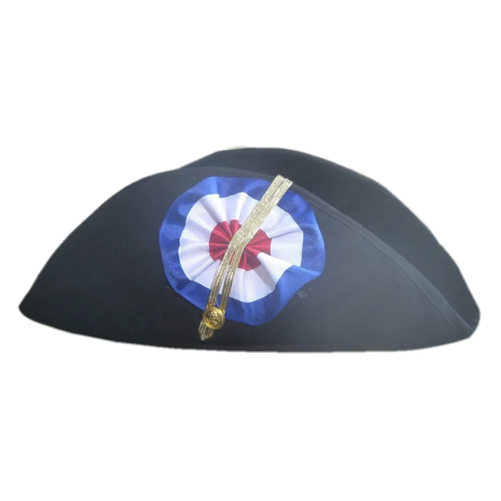 100 Australiaウールはナポレオンフランス双角の帽子 Buy 英国 Frence パーティー帽子 双角の帽子帽子 黒ナポレオン双角の帽子販売のための Product On Alibaba Com