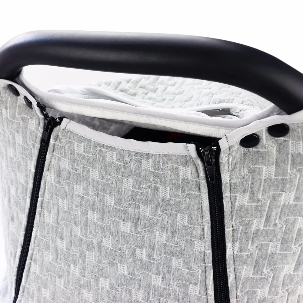 Новый дизайн, стеганый материал, дышащий и удобный чехол для детского автокресла, навес для ухода за ребенком на зиму