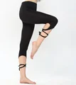 2016 New Wind Strap Design Women Yoga Pants Dance Ballet High Elastic Fitness Tights Training Leggings