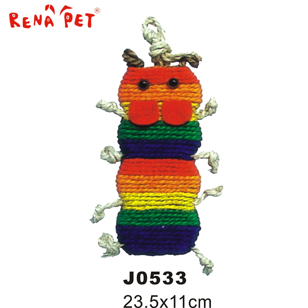 Высокое качество OEM мило собака Зубы Teaser Сизаль Cat Toy