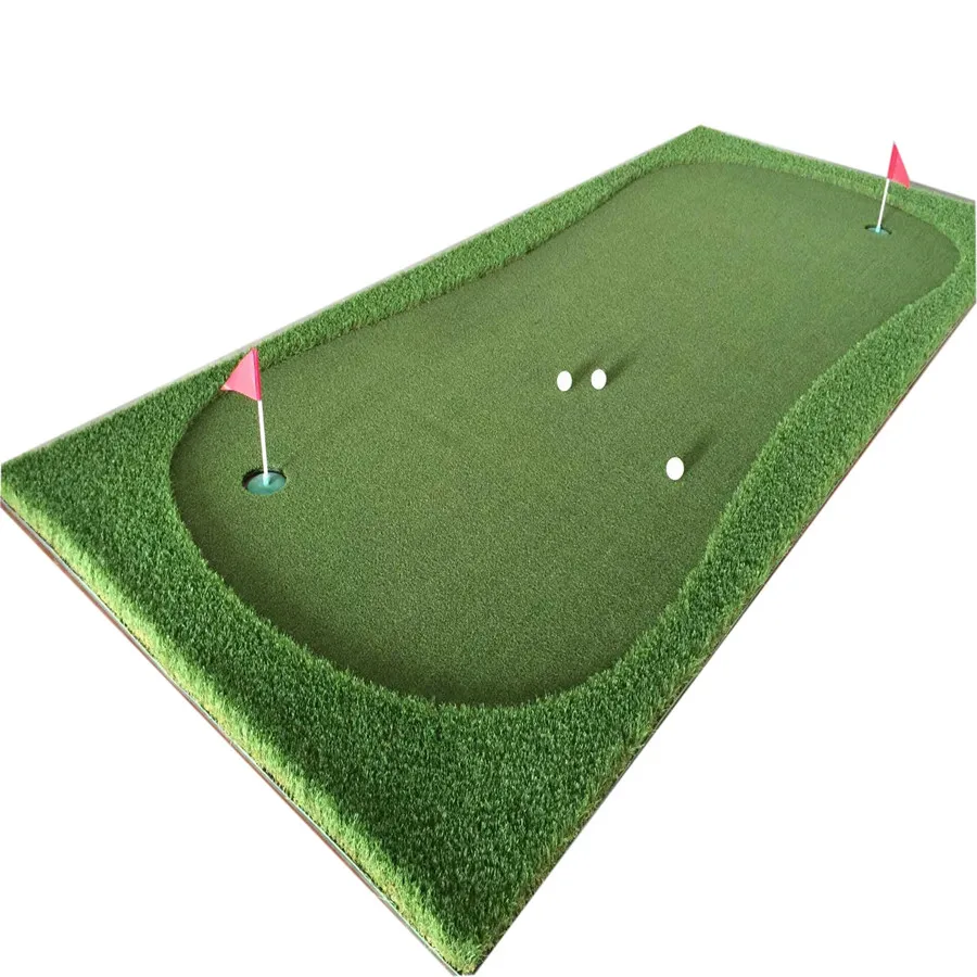 I&K Pro Indoor Golf Putting Green-Mini Putting for Indoor Use - Golf Accessories for Men, Golf Gifts for Men, Green Indoor Games Outdoor – Golf Mat