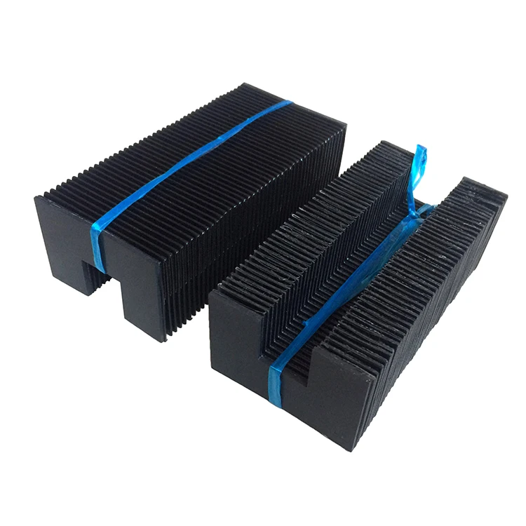 CNC Machine Accordion Shield Linear Guide Rail Telescopic Cover Bellows Cover