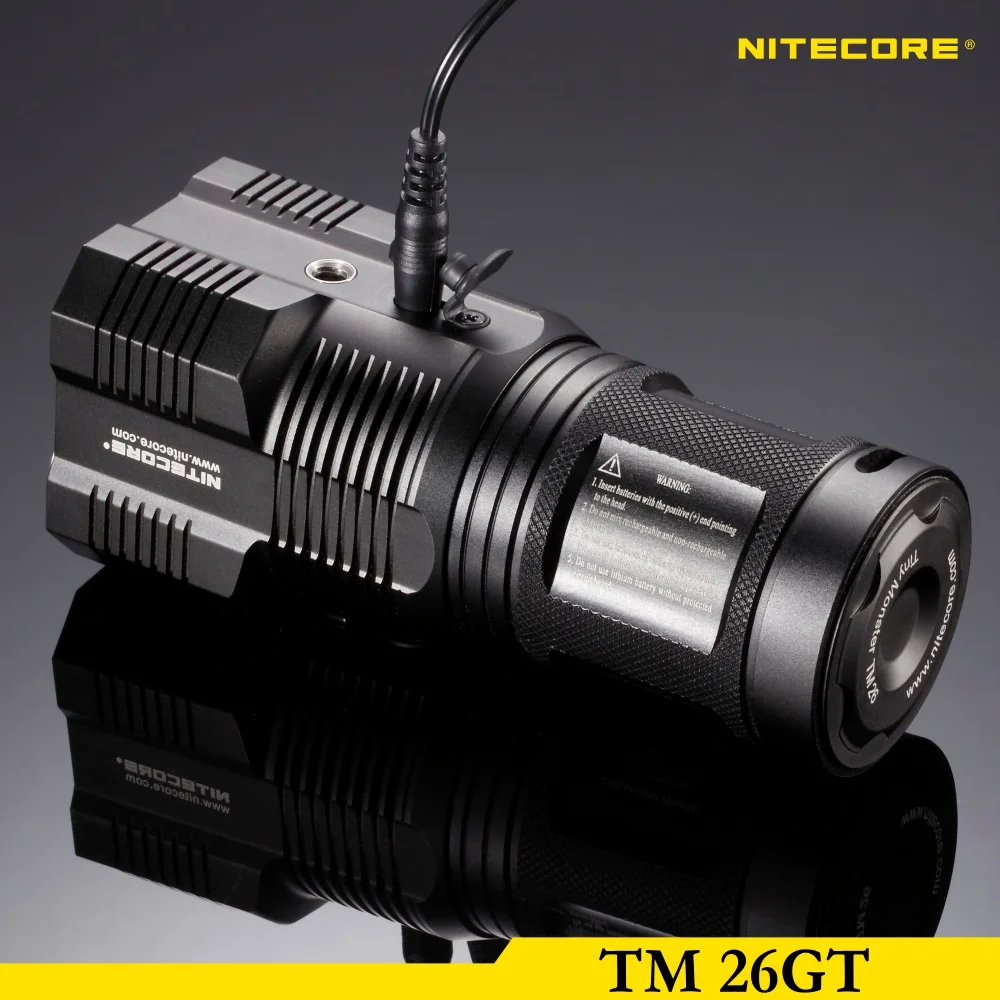 NITECORE TM26GT 3500 Lumens Tactical LED Flashlight - Rechargeable