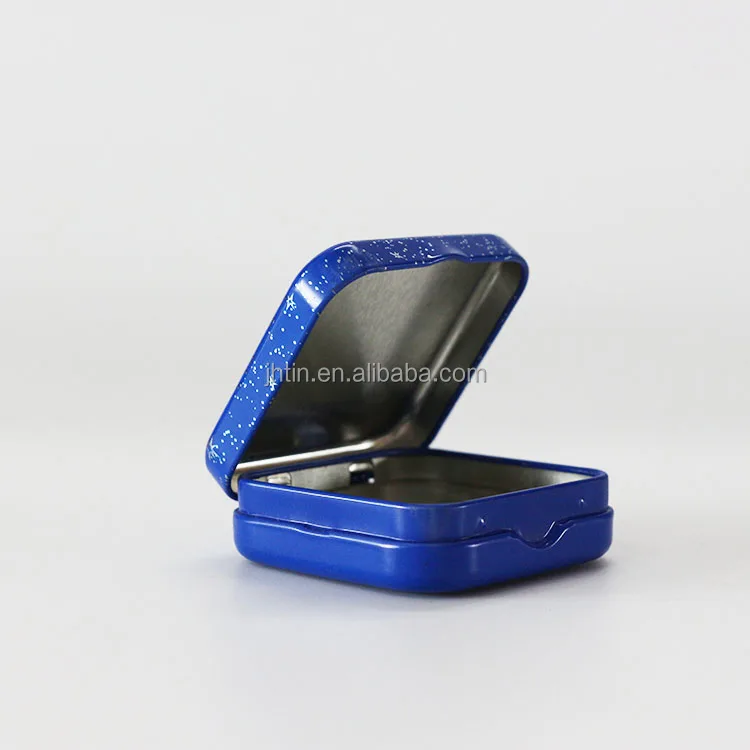 Wholesale Cheap Hinged Container Tin Condom Storage Box
