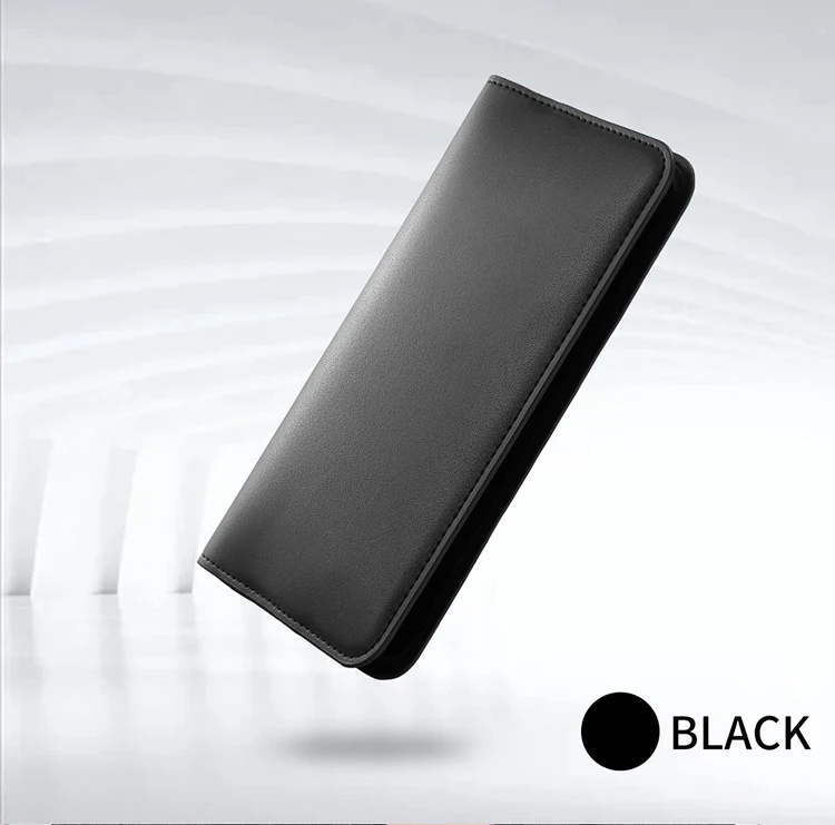 New Design Power Bank Fast Charger Leather Wallet Wireless Charging Powerbank 8000mAh