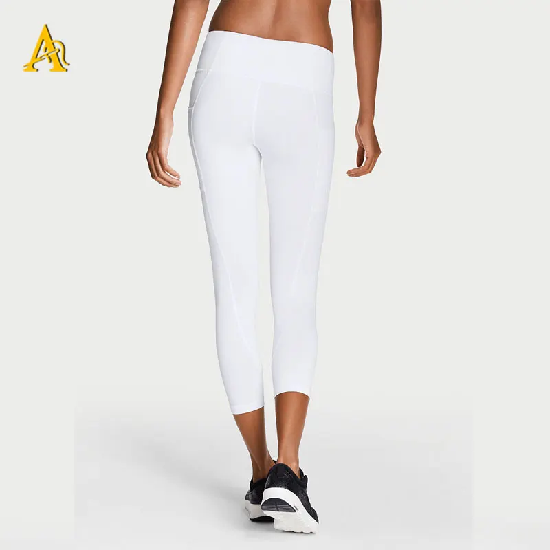 Women High Waisted Capri Dryfit Active 