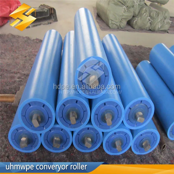 Mining Plastic Uhmwpe Conveyor Rollers Hdpe Pipe Roller Hdpe Roller For