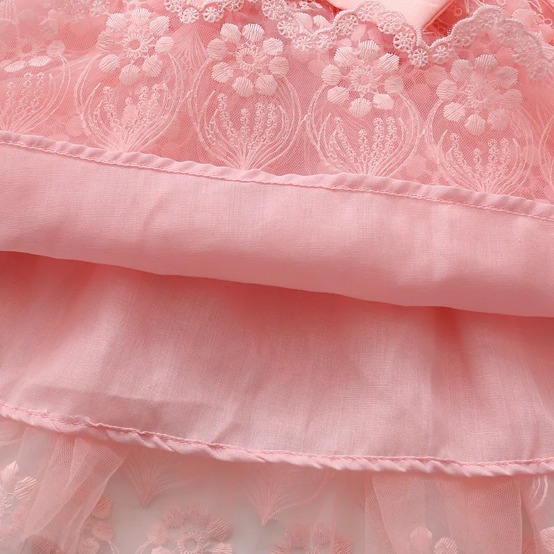 Белые детские платья 3 лет Модное детское платье нарядное платье с милым бантом