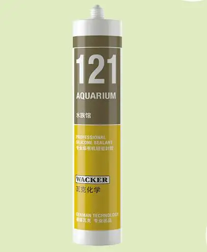 Wacker 121 Aquarium Silicone Adhesives: Transparent, Water