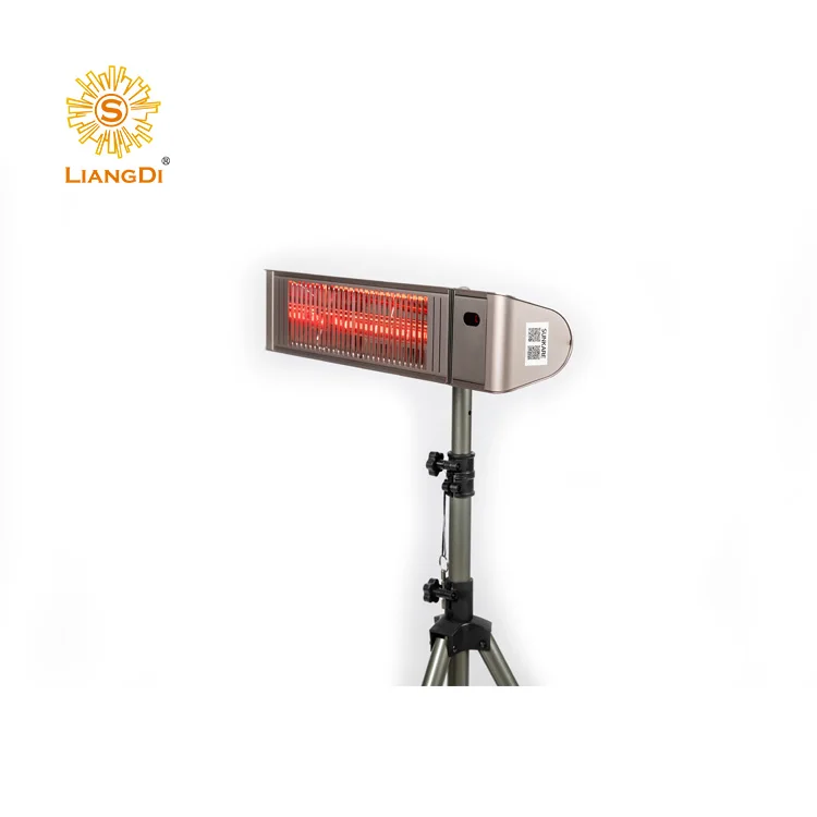 Electric Heaters Infrared Garage 2000W  IP65  Remote Control Patio Heaters for Outdoor & Garage Use