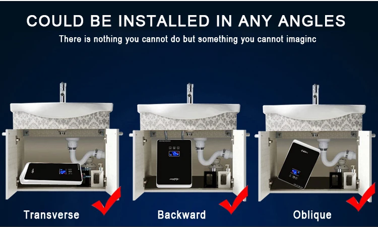 New Bathroom High Efficiency Euro uno Water Heater