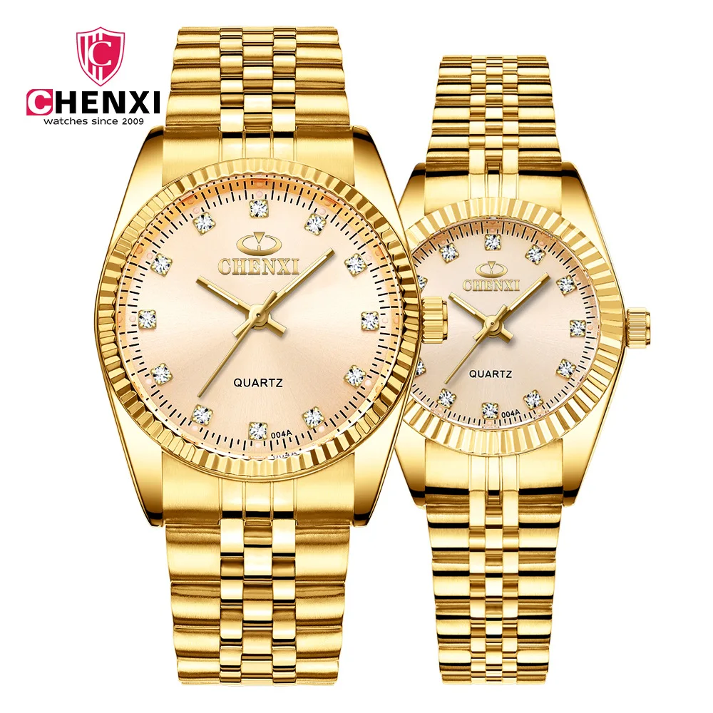 Chenxi 004A Couple Japan Watch Stainless Steel Hand Watch