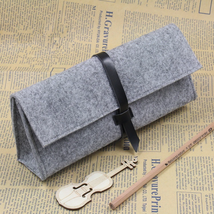 Индивидуальный логотип, новый дизайн, войлочный пенал, школьный фетровый пенал