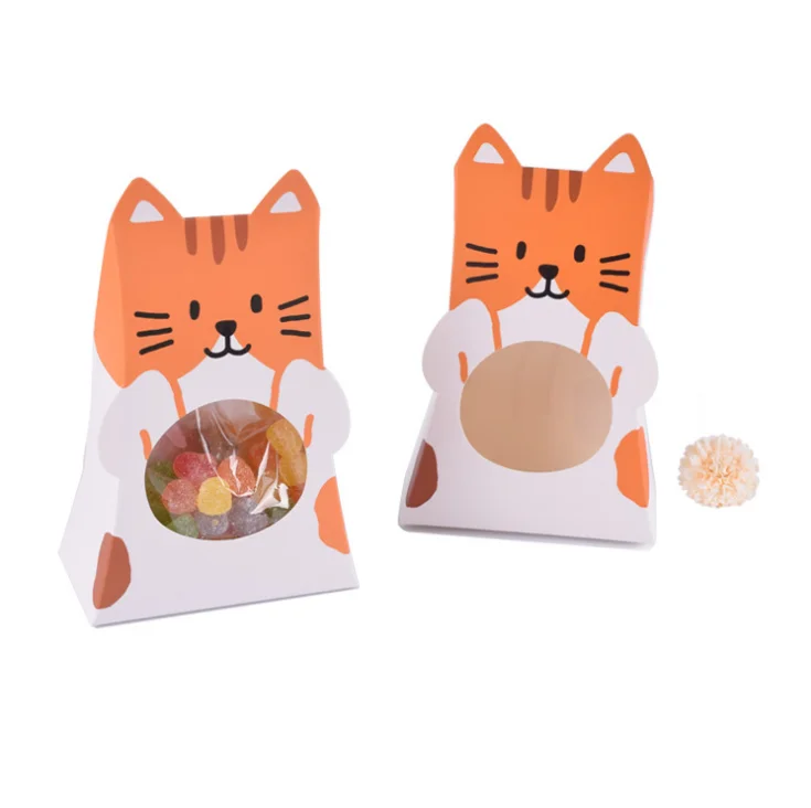 スポットカラー可愛い漫画猫折り紙包装箱 Buy Creative Paper Packaging Box Product On Alibaba Com