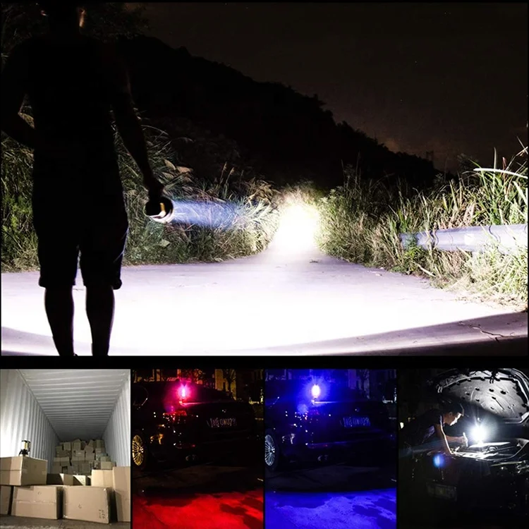 Outdoor  Long Distance Usb Rechargeable Led Searchlight Led Spotlight Torch 10W T6 Search Light Handheld for Camping