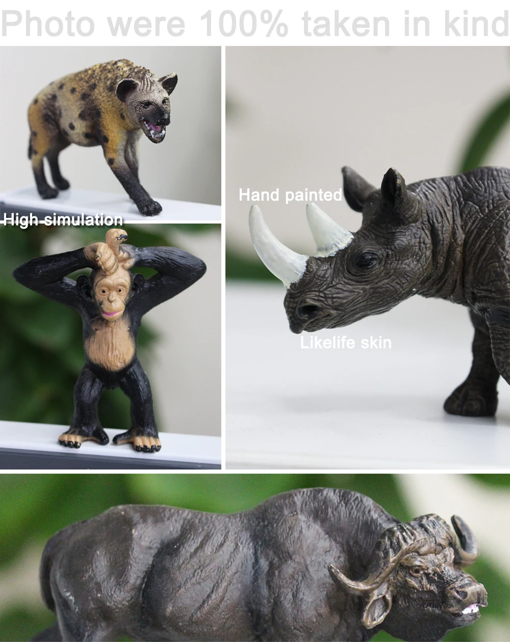 Lot de 6 Figurines d'Animaux Sauvages grand pour Enfants, Jouets Lot de 6 Figurines d'Animaux Sauvages grand pour Enfants, Jouets