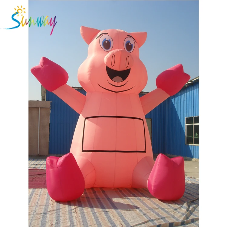 Set of 3 PIG INFLATES Inflatable Pigs 