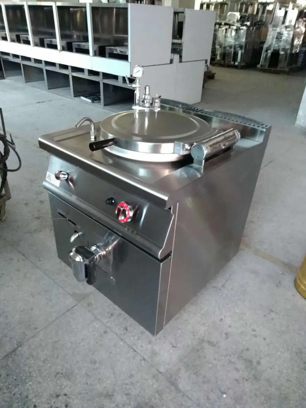 100L 18000W Stainless Steel Commercial Electric Boiling Pan TT-WE1325A  Chinese restaurant equipment manufacturer and wholesaler