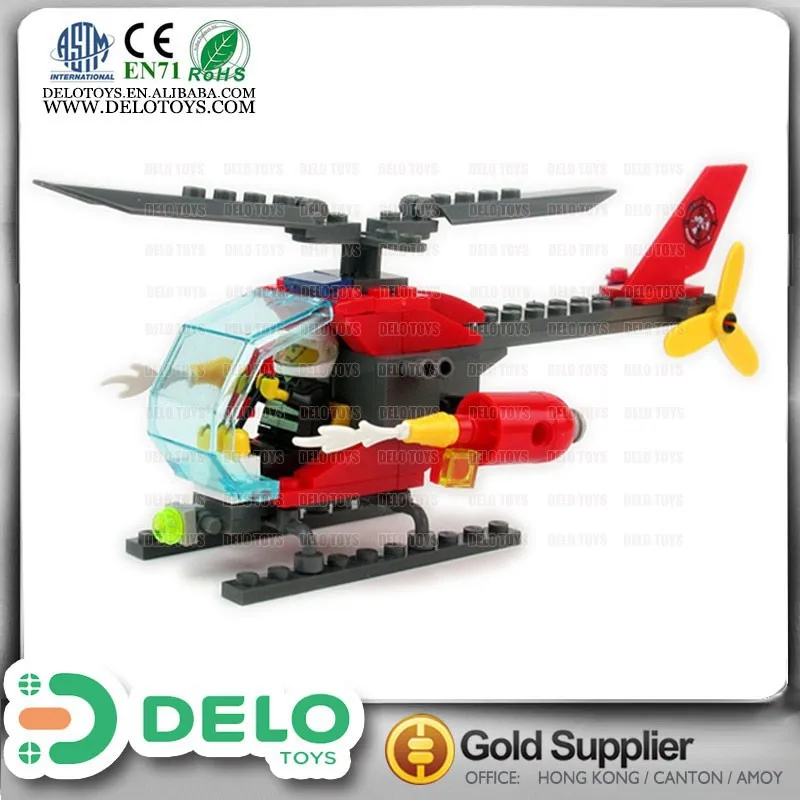 Импорт дешевых товаров из китая 1 доллар продукты дети строительных блоков пожарный автомобиль DE0195093