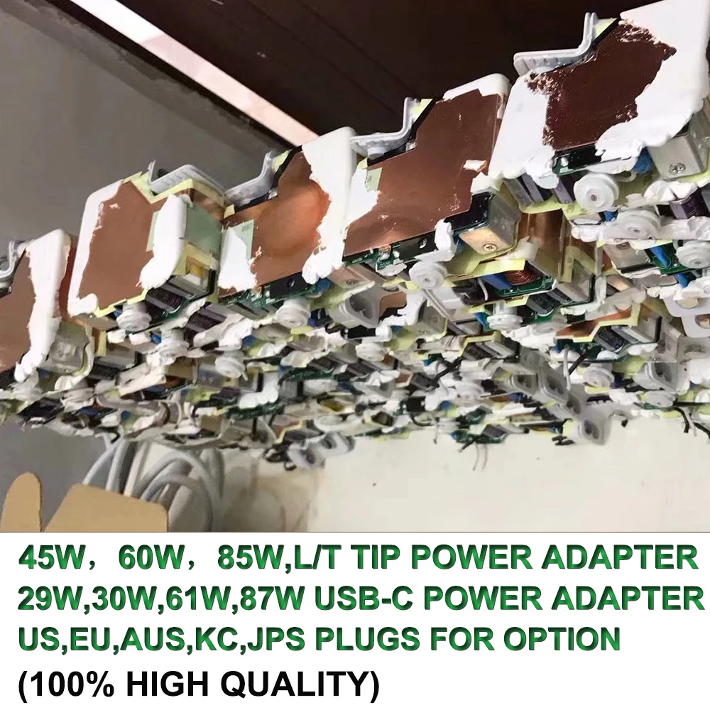 Адаптер питания, 18/29/30/61/87/96 Вт, Type C, 45/60/85 Вт