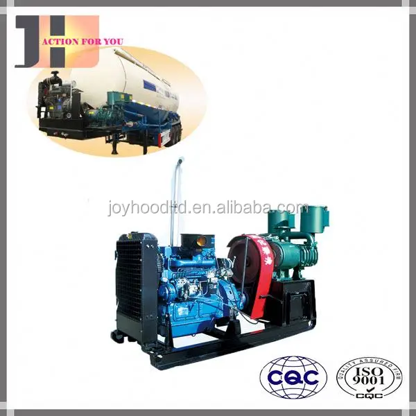 Bulk Cement Tanker Powder Material Blower for Truck Unloading Power