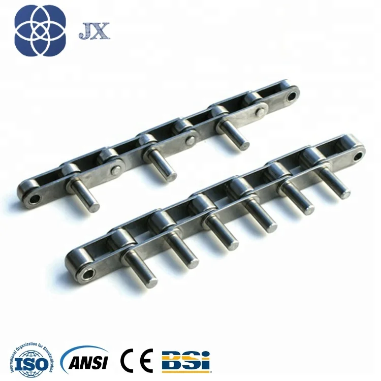 Short Pitch Extended Pins D1 D3 Conveyor Roller Chain for Machinery Parts ISO Certified OEM/ODM