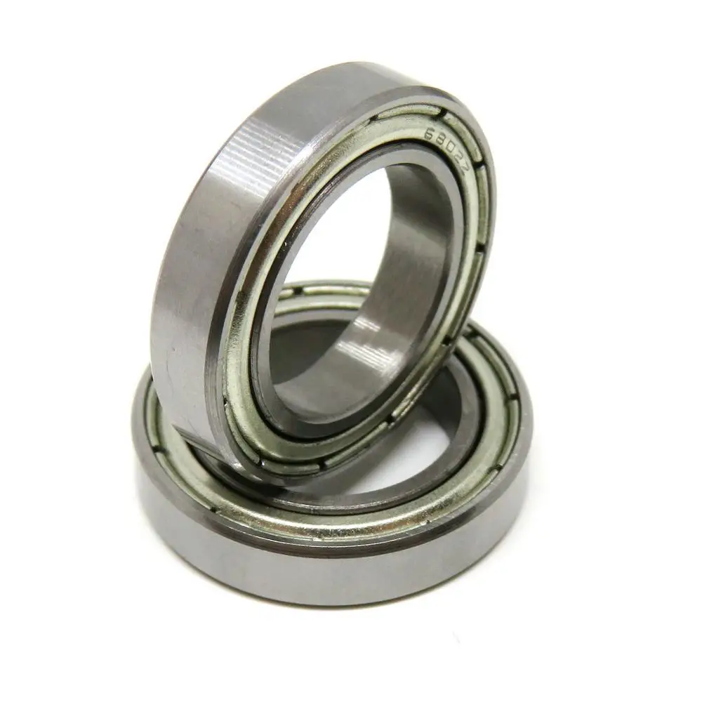 sourcing map R4AZZ Cuscinetto a sfera profondo della scanalatura, 5pcs 1/4  x 3/4 x 9/32 acciaio cromato Z2 doppio cuscinetto schermato in acciaio