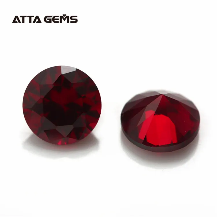 Pigeon Blood Red Synthetic Ruby Stone Prices Per Carat Rubi Corundum Beads for Ring Jewelry Making Buyers
