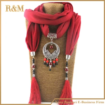 china low price pendent jewellery scarf