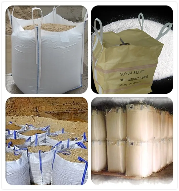 FIBC Big Bag Discharge Jumbo Bag UV Stabilized 150 Kly Polypropylene Bags  for Ceramsite Sand