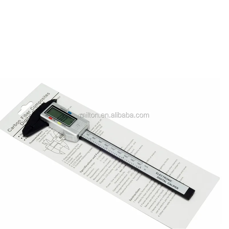 Pied à Coulisse Numérique 0-150 Mm / 6 Pouces – LCD, Acier Inox, Résolution 0,1 Mm – PTHT453, Idéal Pour Mesures Précises