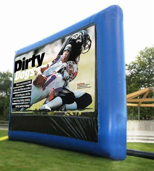 Надувной рекламный щит, ПВХ материал для аренды