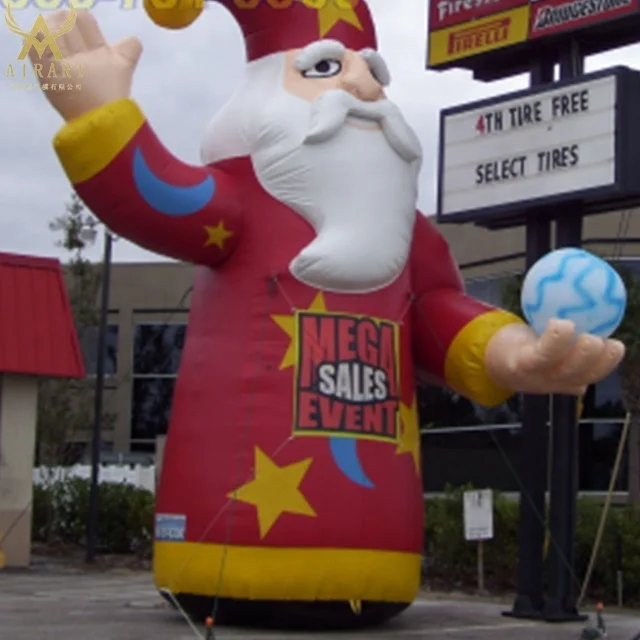 Giant Inflatable Wizard Characters for Christmas Festival Day Party 1