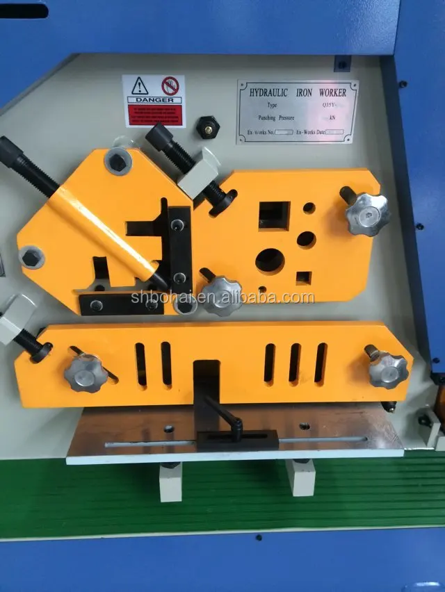 BOHAI Popular Sold Piranha GEKA Q35Y-20 (95ton) Hydraulic Ironworker