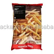 Source plastic package for frozen french fries with extended storage period  on m.