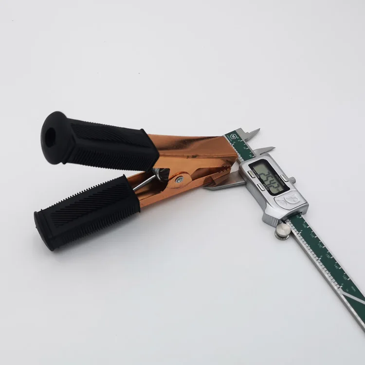 
Зажим типа крокодил под заказ, 500А, зажим для батареи с резиновым изолятором 