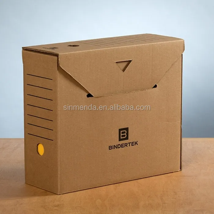 Custom Size Archive Storage Corrugated Files Document Packaging Carton Box