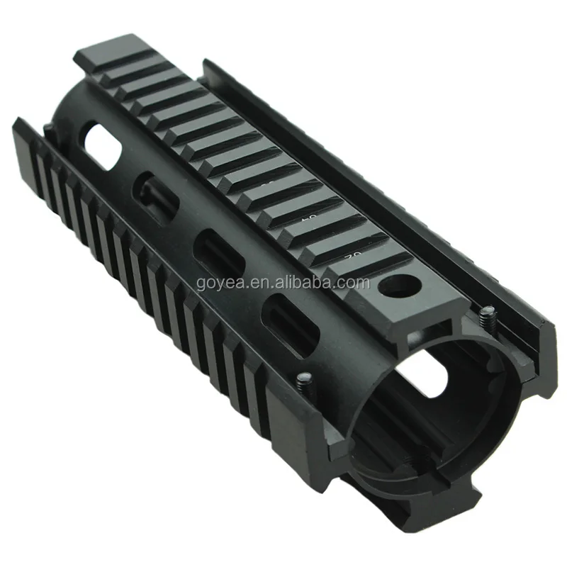 ar15 quad rail handguard rifle length