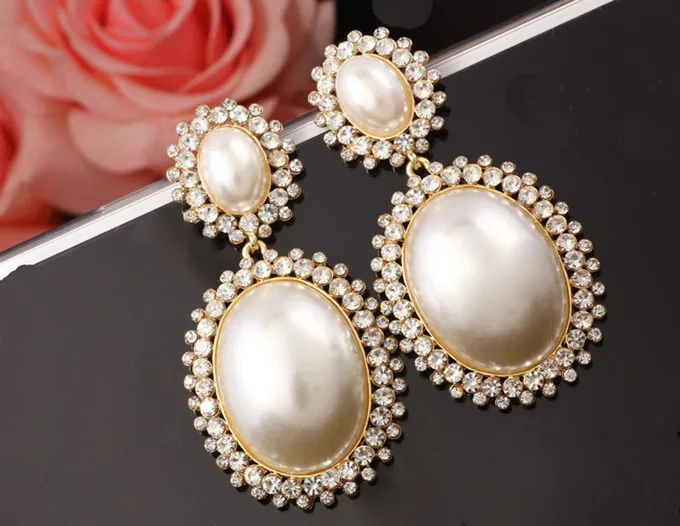 Elegant Wedding Party Earring Jewelry Gold Plated Pearl Dangle Australia Crystal Drop Earrings For Women Xll070 Elegant Wedding Party Earring Jewelry Gold Plated Pearl Dangle Australia Crystal Drop Earrings For Women Xll070