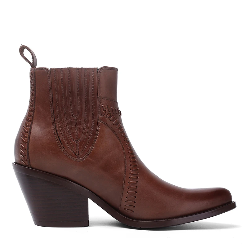 cuban heeled boots for womens