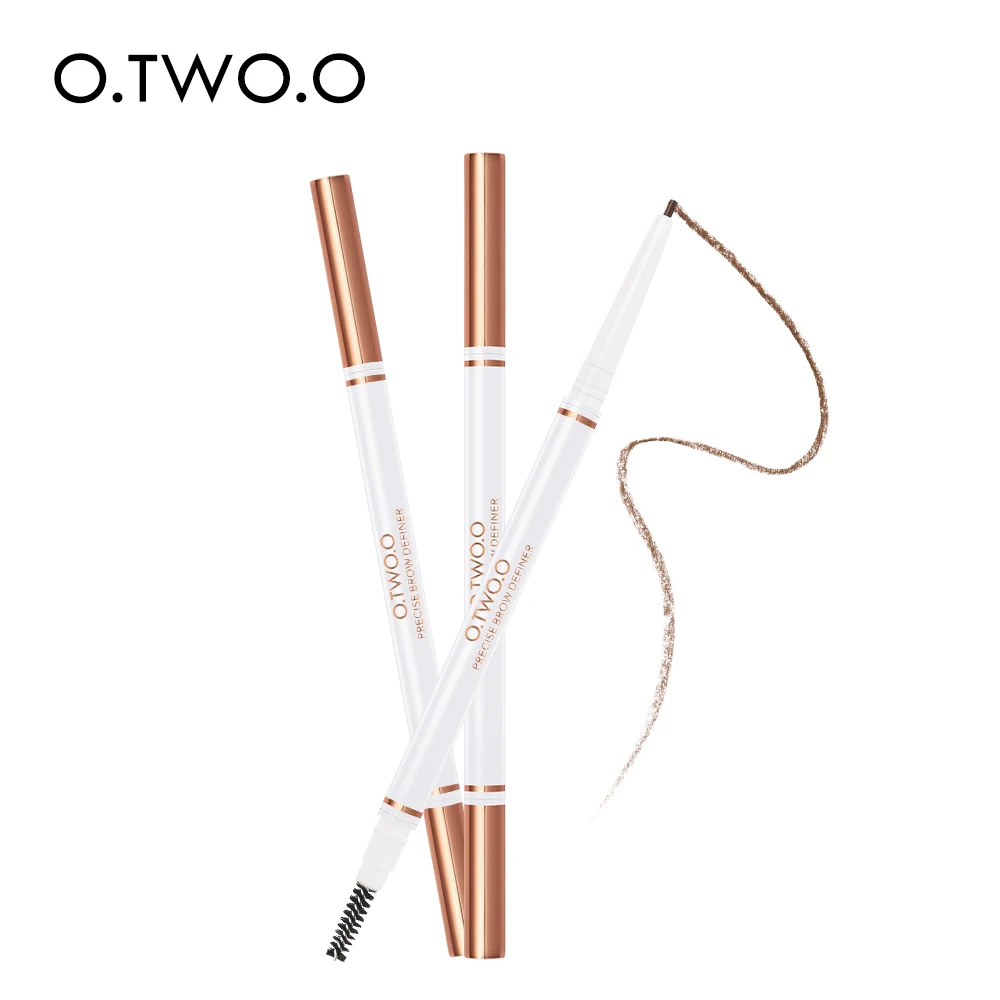 O.TWO.O Waterproof Eyebrow Pencil 4 Natural Color High Pigment Brow Makeup Free Shipping