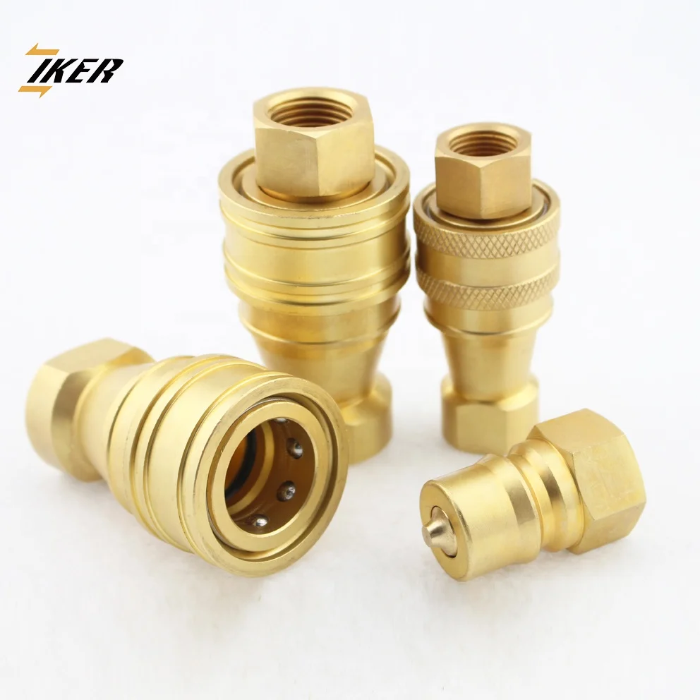 ISO 7241 B series nitto type check valves universal brass quick release coupling for water pipe