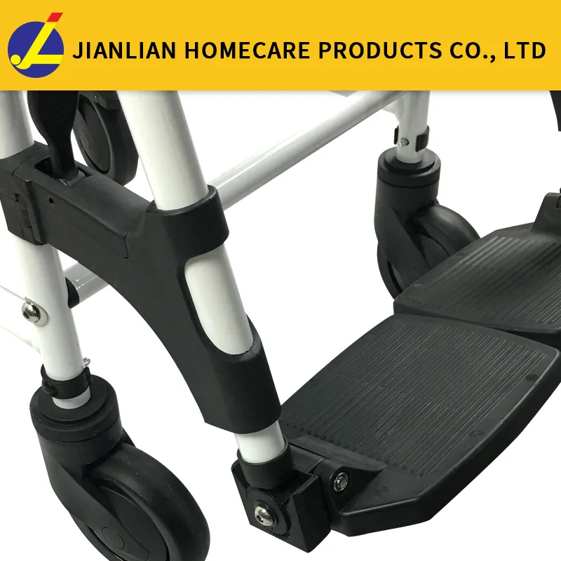 JL6927L 2018 New Design Elderly Commode Chair With Wheels
