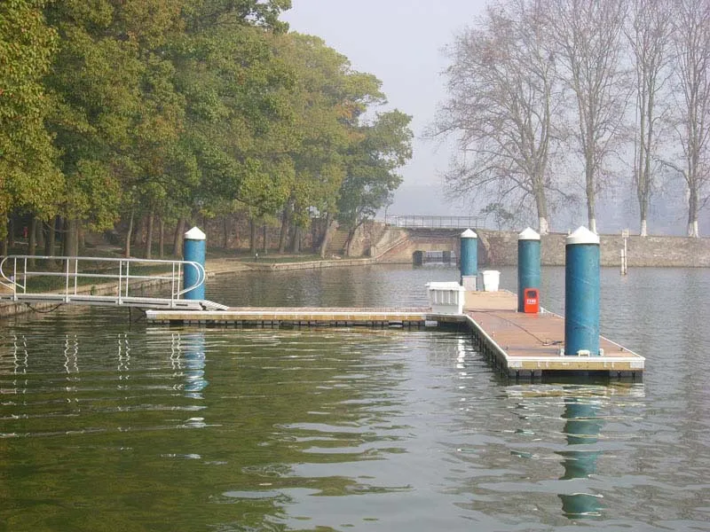 Light Weight Marina Dock Steel Structure Floating Docks